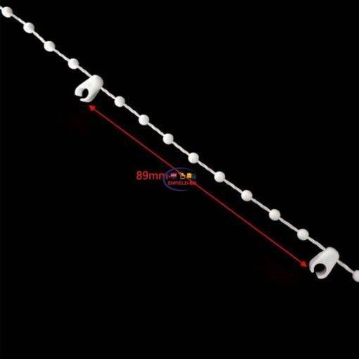 Enfield-bd.com Home & Living 10M 89mm Vertical Blind Bottom Chain Link Clips Window Roman Curtain Decoration Bead Chain Curtain Accessories Parts Spares