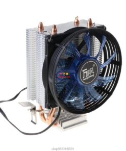 Enfield-bd.com Home & Living CPU Cooler Master 2 Pure Copper Heat-pipes Fan with Blue Light Cooling System with PWM Fans D31 20