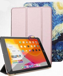 Enfield-bd.com Gadget Cases & Screen Protector Case For Samsung Galaxy Tab S2 9.7 inch SM-T810 T813 T815 T819 Flip Trifold Stand Case PU Leather Full Smart Auto Wake Cover 