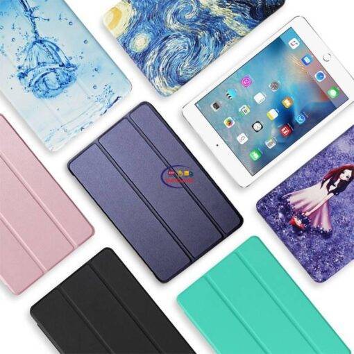 Enfield-bd.com Gadget Cases & Screen Protector Case For Samsung Galaxy Tab S2 9.7 inch SM-T810 T813 T815 T819 Flip Trifold Stand Case PU Leather Full Smart Auto Wake Cover