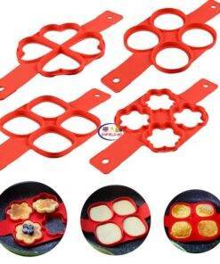 Enfield-bd.com Health & Household Kitchen & Dining Frying Pancake Mold Pancake Maker Silicone Nonstick Cooking Tool Egg Ring Maker Mold for Cooking 