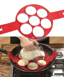Enfield-bd.com Health & Household Kitchen & Dining Frying Pancake Mold Pancake Maker Silicone Nonstick Cooking Tool Egg Ring Maker Mold for Cooking 