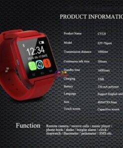 Enfield-bd.com Smart Watch GOOWEEL U8 Bluetooth Smart Watch for Android – Black