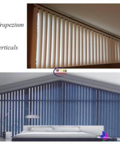 Enfield-bd.com Home & Living Premium Qualified 89mm Fabric Vanes Vertical Blinds Customized Size