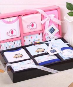 Enfield-bd.com Home & Living 8Pcs Gift Box Set Available For Newborn Baby’s Sets Baby Clothing Cheap Organic Cotton Baby 8 Pieces Sets Infants Clothing Newborn Baby Clothes Sets 