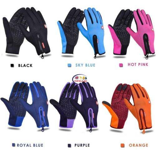 Enfield-bd.com Smart Watch Anti-Slip Warm Touchscreen Cycling Gloves