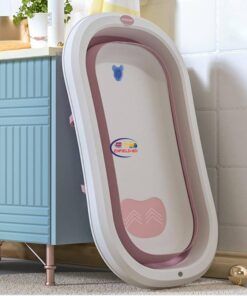 Enfield-bd.com Home & Living Baby Shower Tubs Multifunctional Folding Bathtub For Children Portable Seatable Plastic Kids Infant Bathtub 