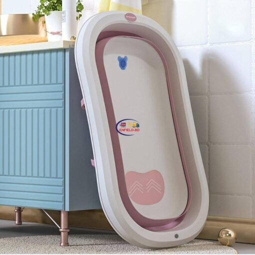 Enfield-bd.com Home & Living Baby Shower Tubs Multifunctional Folding Bathtub For Children Portable Seatable Plastic Kids Infant Bathtub