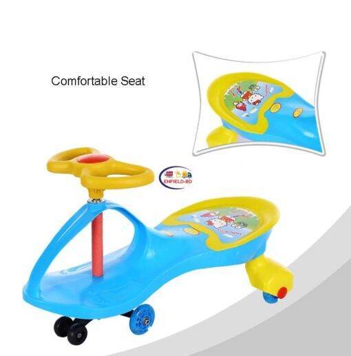Enfield-bd.com Home & Living Children Swing Car Twist Car Baby Walker Tricycle Riding Toys Portable No Foot Pedal Children Three Wheel Balance Car Scooter