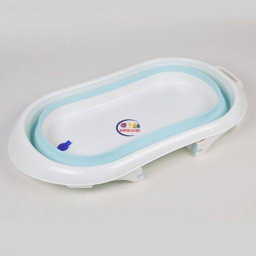 Enfield-bd.com Home & Living Foldable Baby Bath tub Portable Folding Baby Bath Tub Large Size Anti-Slip Bottom Non-Toxic Material Children Bathtub Bucket for Baby Bathing