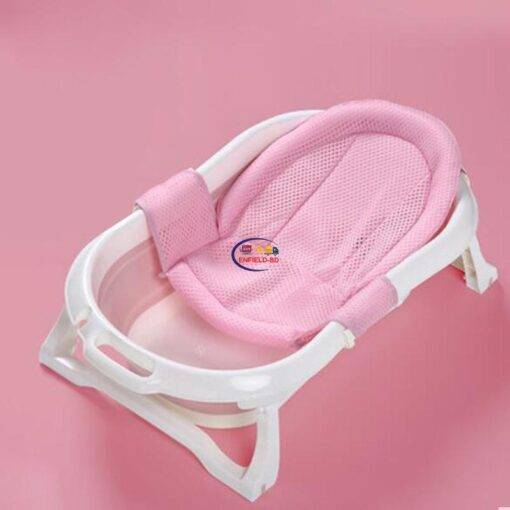 Enfield-bd.com Home & Living Foldable Baby Bath tub Portable Folding Baby Bath Tub Large Size Anti-Slip Bottom Non-Toxic Material Children Bathtub Bucket for Baby Bathing