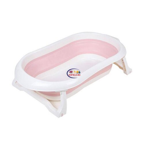 Enfield-bd.com Home & Living Foldable Baby Bath tub Portable Folding Baby Bath Tub Large Size Anti-Slip Bottom Non-Toxic Material Children Bathtub Bucket for Baby Bathing