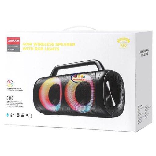 Enfield-bd.com Home Audio Joyroom JR-MW02 Bluetooth Speaker 40w Black With RGB LED Lights