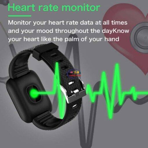 Enfield-bd.com Gadget Smart Watch New D116 Plus Smartwatch Bracelets Fitness Tracker Health Wristband Sports watch Blood Pressure Heart Rate Pedometer Fitness Tracker Waterproof