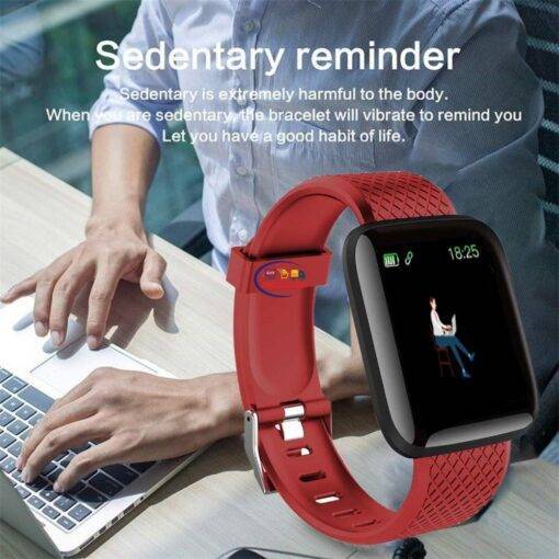 Enfield-bd.com Gadget Smart Watch New D116 Plus Smartwatch Bracelets Fitness Tracker Health Wristband Sports watch Blood Pressure Heart Rate Pedometer Fitness Tracker Waterproof
