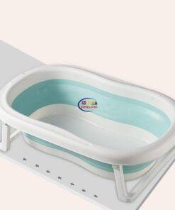 Enfield-bd.com Home & Living Newborn Baby Folding Bath Tub Baby Swim Tubs Bath Body Washing Portable Folding adjustable Children Kids Care non-slip Bathtub