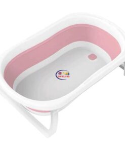 Enfield-bd.com Home & Living Newborn Baby Folding Bath Tub Baby Swim Tubs Bath Body Washing Portable Folding adjustable Children Kids Care non-slip Bathtub