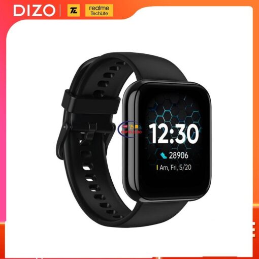 Enfield-bd.com Gadget Realme DIZO Watch Pro Smart Watch Black Space Blue 1.75″ High-Res Full Touch Screen GPS+GLONASS Precise Positioning SpO2 Heart Rate Monitor