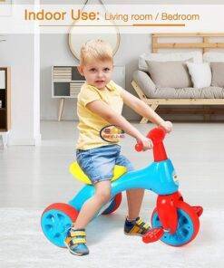 Enfield-bd.com Home & Living Toddler Tricycle for 1 2 3 Years Old Kids 3-Wheel Ride-on Toy Trike – Baby Balance Walker Slide Bike Bicycle with Foot Pedals 