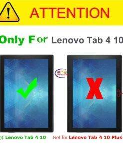 Enfield-bd.com Gadget Cases & Screen Protector Case for Lenovo Tab 4 10.1 TB-X304 F/L/X 2017 Tablet Cover 360 Full Protecive Soft TPU Cover Clear Back Cases TB-X304 ZA2J0007US 