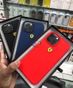 Enfield-bd.com Cases & Screen Protector Ferrari Scuderia Silicone Case With Logo Shield For Apple iPhone 13/13pro/13 Pro Max