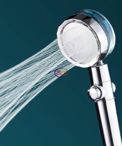 Enfield-bd.com Kitchen & Dining Gadget Home & Living High Pressure Water Saving Shower Head Hydro Jet Vortex 360 Degrees Rotated Rainfall Turbo Shower Head Bathroom Accessories