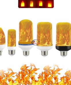 Enfield-bd.com Tools & Home Improvement Tools & Machinary LED Flame E27 Lamps E14 B22 Creative Flickering Flame Bulbs 3W 5W 9W Dynamic Effect Flame Lights 110V 220V For Holiday Decor B64