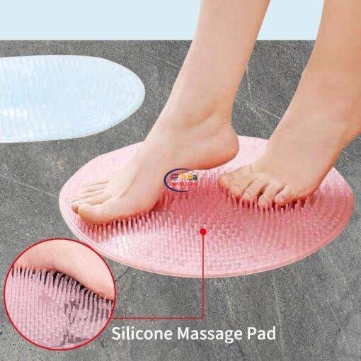 Enfield-bd.com Health & Household Personal Care Silicone Bath Brush Mat Silicone Massage Brush Bath Mat Foot Bath Massage Brushes Bathroom Accessories Cleaning Tools Household Items