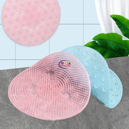 Enfield-bd.com Health & Household Personal Care Silicone Bath Brush Mat Silicone Massage Brush Bath Mat Foot Bath Massage Brushes Bathroom Accessories Cleaning Tools Household Items