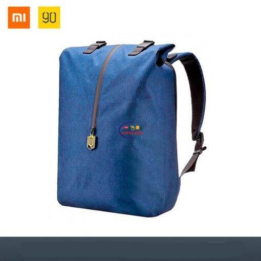 Enfield-bd.com Gadget Xiaomi RunMi 90 Points Backpack Outdoor leisure Backpack Blue Outdoor Travel Backpack Multifunctional Large Capacity Waterproof Leisure Bag