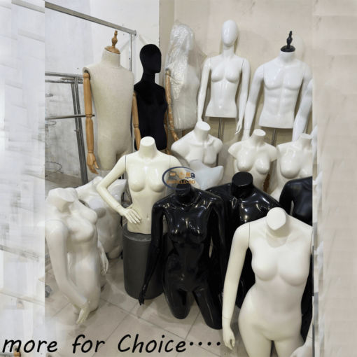 Enfield-bd.com Mannequins And Display Dummy Female Fiberglass Torso Half Body Fat Mannequin White