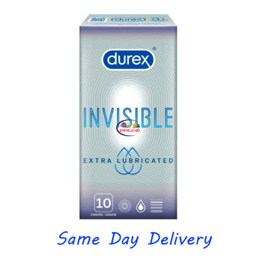 Enfield-bd.com Sexual Wellness Original Durex Invisible Feel Condoms Extra Thin Extra Lubricated 10pcs