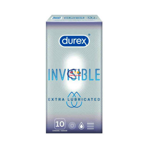 Enfield-bd.com Sexual Wellness Original Durex Invisible Feel Condoms Extra Thin Extra Lubricated 10pcs