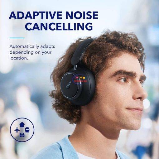 Enfield-bd.com Earphones / Headset Anker Soundcore Space Q45 Black Noise Cancelling Headphones