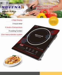 Enfield-bd.com Kitchen & Dining Novena Induction Cooker NIC- 268 | Black Berry