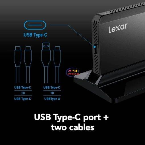 Enfield-bd.com Computer Accessories & Peripherals Original Lexar SSD 512GB SL660 Blazing-fast Portable SSD