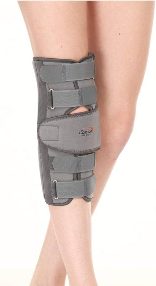 SAMSON NE-0602 – Knee Brace/Immobilizer Short Type 14″/36cm | Size Available | India Health Care Personal Care