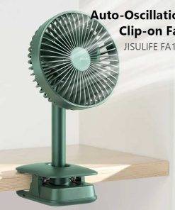 JISULIFE Clip Fan FA13R Auto-Oscillating Smart Watch