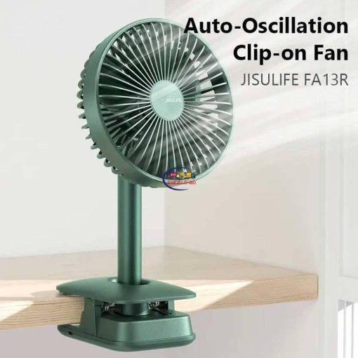 JISULIFE Clip Fan FA13R Auto-Oscillating Smart Watch