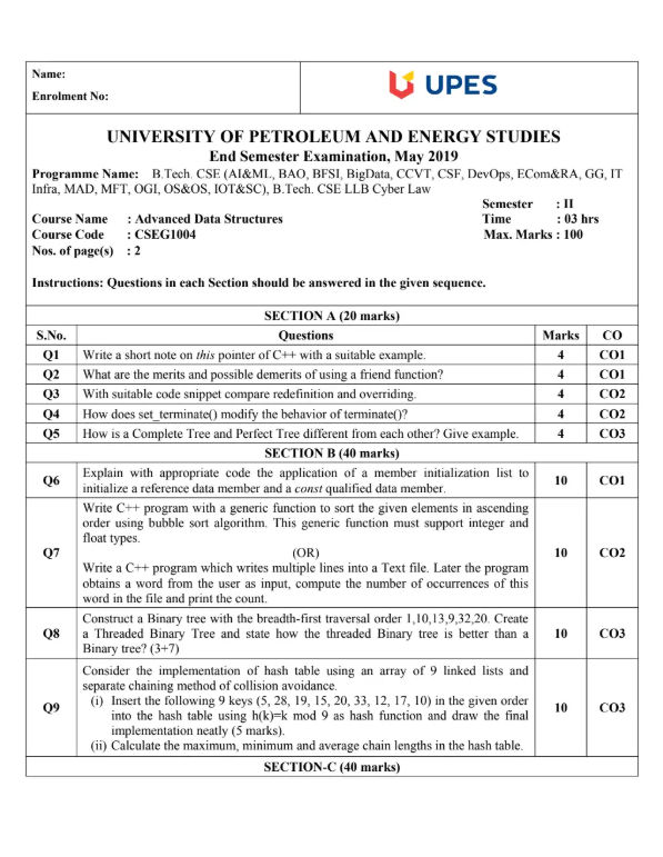 Tutorial Sheet 1