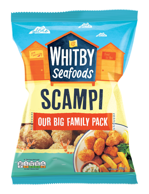 Whitby Seafoods BREADED SCAMPI 400g · 2.6 kg CO₂e/kg | Verified by ...