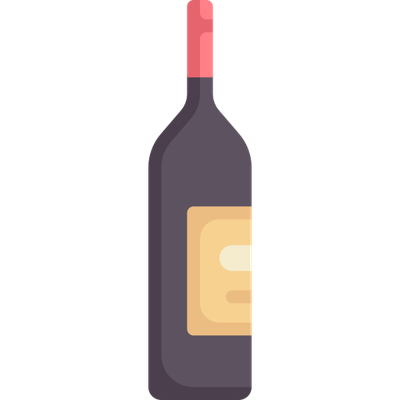 Red wine, 0.75L glass bottle