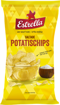 Potatischips Saltade 275g