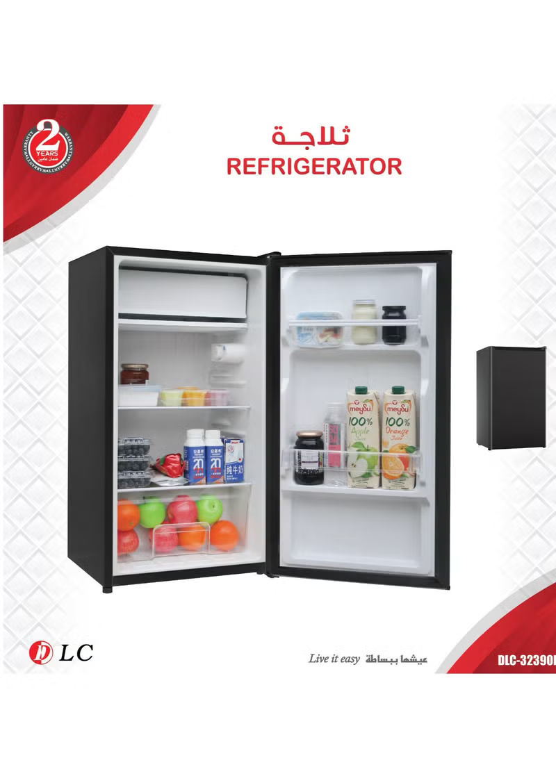ثلاجة مكتب DLC باب واحد 86 لتر أسود DLC-32390