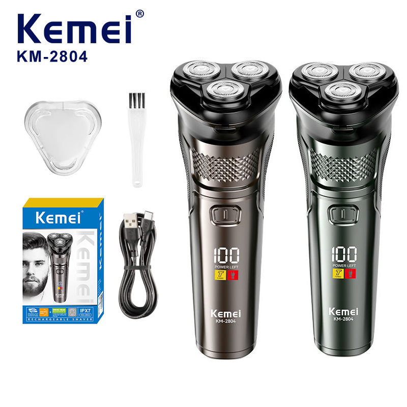 ماكينة حلاقة ثلاثية الرؤوس 3D كيمي KM-2804