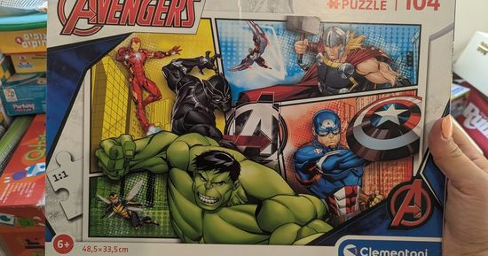 פאזל הנוקמים 104 חלקים 