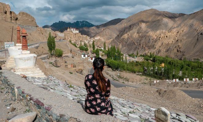 A Woman In Moonland | Lamayuru-Hikerwolf