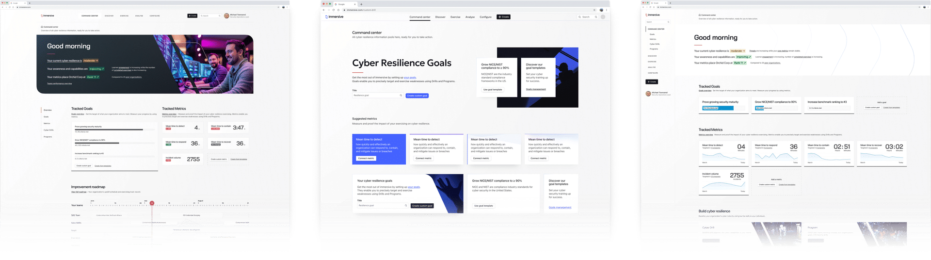 Design evolution: Style treatments and diverging directions exploration