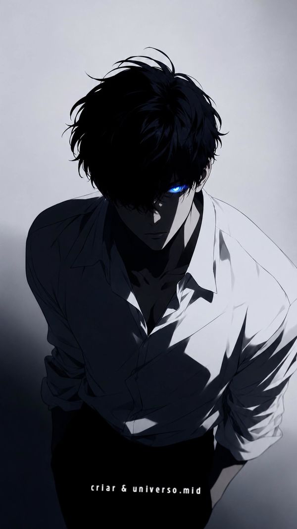 Blue Eyes Glowing