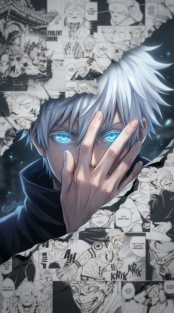 Gojou Satoru Blue Eyes